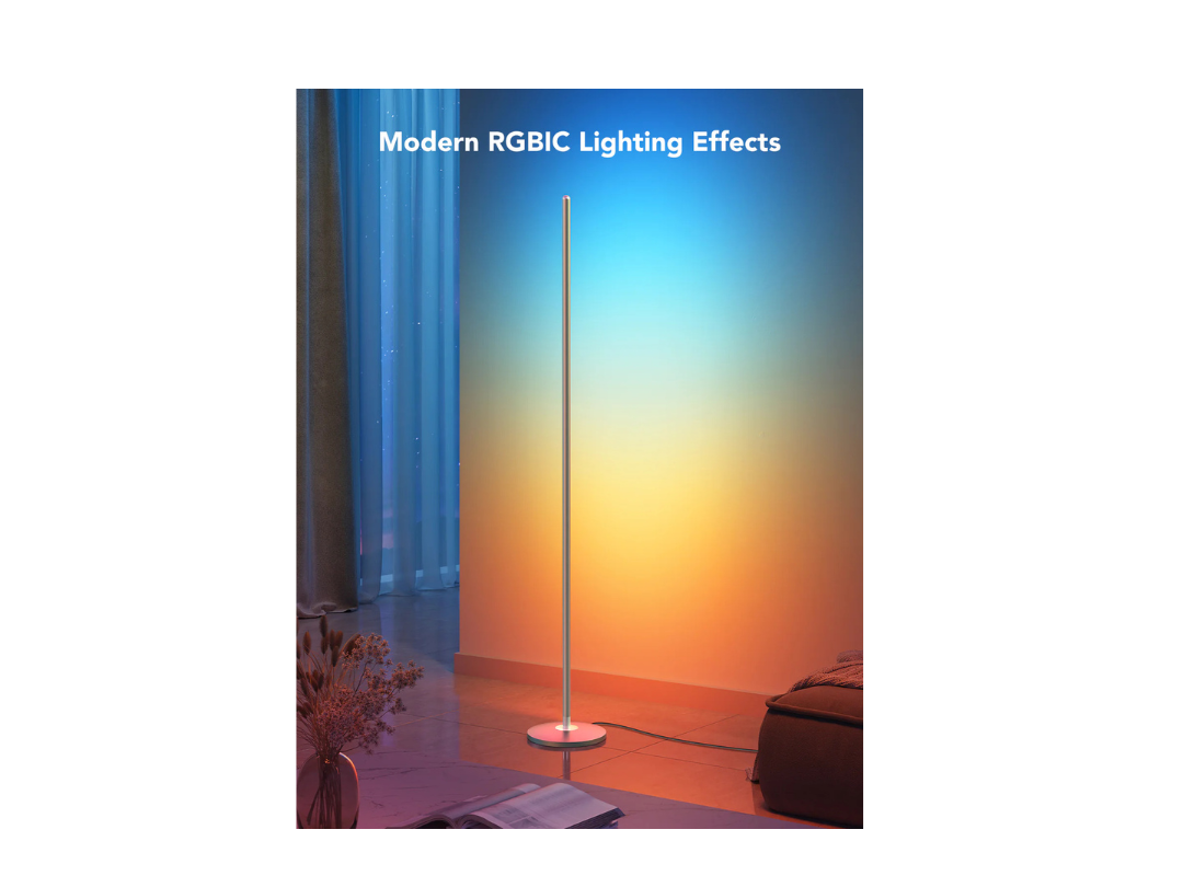 Govee RGBICW Smart Corner Floor Lamp - Same Day Delivery in Qatar Govee RGBICW Smart Corner Floor Lamp - Same Day Delivery in Qatar